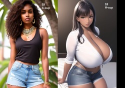 Asiadom world: breast size - Africa envy Asia