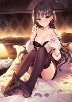 [Haku Works (Haku)] Natsume to Seiai Taiketsu | Натсуме и сексуальный поединок (Cafe Stella to Shinigami no Chou) [Russian] [﻿meweko] [Decensored] [Digital] page 2
