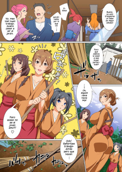 [Execio] Sen'nō ryokan e yōkoso! Hatsujō kyonyū bijo-tachi no seiyoku o shizume rareru no wa ore hitoridake [Spanish] page 8