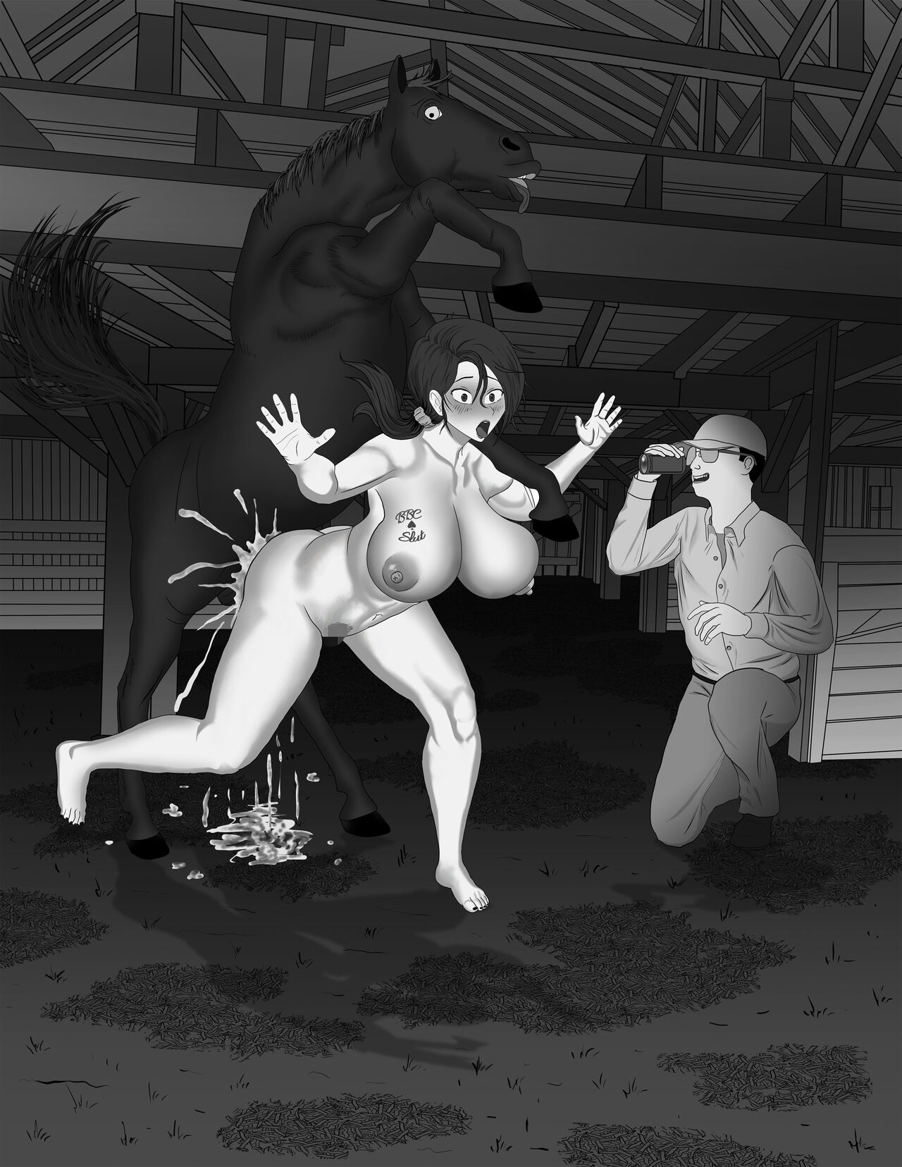 Порно комиксы про лошадь фото 56