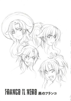 Zoku Satsuriku no Django -Jigoku no Shoukinkubi- Official Sketch Collection page 3