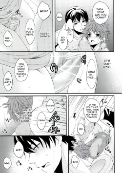 (HaruCC20) [Purin no Kanzume (IHANA Usagi)] Koko de omae to issho wa okashii daro! | If I'm Seen With You, I'd Be Weird (Haikyuu!!) [English] [Procrastination Scans] page 10