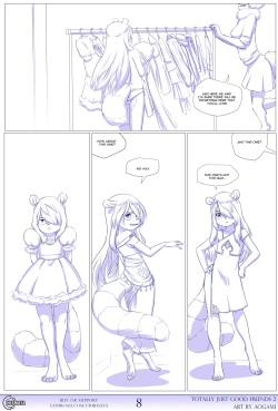 [Chirmaya (Aogami)] Totally Just Good Friends 2 (Sketches) [Ongoing] page 9