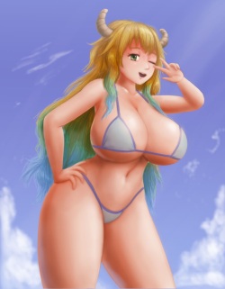 [SAFARTWORKS] Lucoa/quetzalcoatl(Dragon Maid) page 1