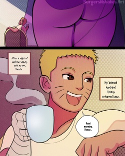 [BurgersN'Shakes] Hinata's Addiction - Part 2 (Boruto) (ongoing) page 1