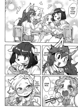 [Tenshin Anman (Sanjiro)] Kemo Gal ni Aisarete Moto no Sekai ni Kaerenai [English] {Hennojin} [Digital] page 9