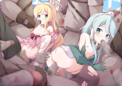 [Natsu] Sushie &amp; Lucia (Isekai wa Smartphone to Tomo ni.) page 1