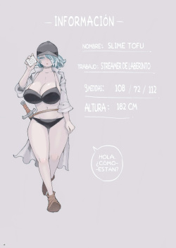 [Naivta (Nishi Yoshiyuki)] Meikyuu Haishinsha Slime Toufu wa Meikyuu de Muchakucha ni saretai. | La Steamer De Laberinto, Slime Tofu, Quiere Ser Follada En El Laberinto [Spanish] [Mister Nugget] [Digital] page 4