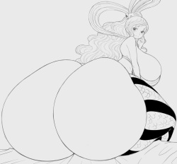[Thanuki] Shirahoshi Butt (One Piece) page 2