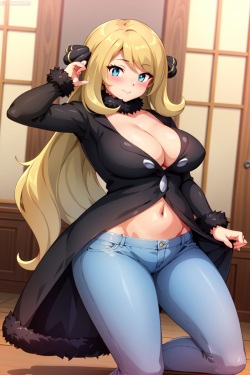 [AI Generated] Seraphim - Cynthia Jeans (Pixiv) page 4