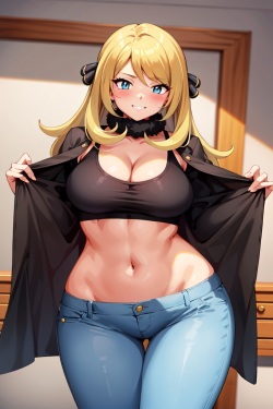 [AI Generated] Seraphim - Cynthia Jeans (Pixiv) page 5