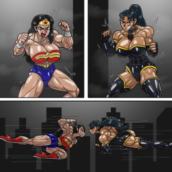 [Allesey] Wonder Woman vs Super Woman page 1