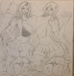 Rangiku X Orihime JK Gangbang