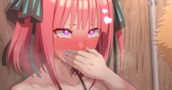 [Eruu] Shower Shitsu ni Tsurekomareru Nino (Gotoubun no Hanayome) page 1
