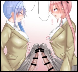 [Villiers Hyunou] Kabutoawase de Kimochiyoku Natchau Futanari JK Shimai page 1