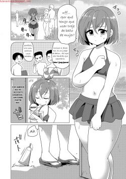 [Urakuso] Natsu no Umi ni ha Youchuui (Otokonoko Heaven's Door 6) [Spanish] [Bananare22] [Digital] page 2