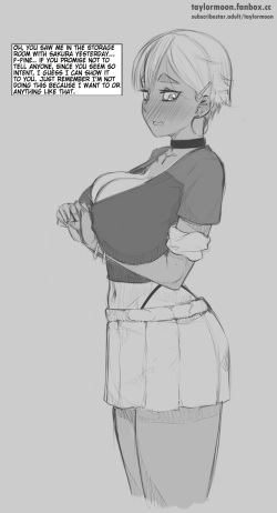 [TaylorMoon] Asuka Shows Senpai Her Package page 2