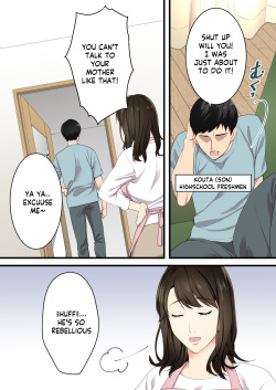 [Yuriko Club] Naka no Warukatta Haha to Musuko ga Amaama Couple ni Naru made | Arguing mother and son who became a loving couple [English] [innyinny] page 3