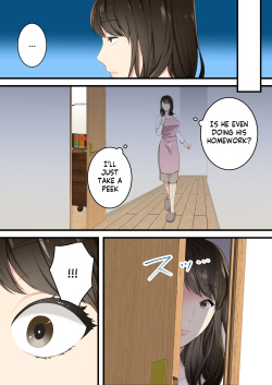 [Yuriko Club] Naka no Warukatta Haha to Musuko ga Amaama Couple ni Naru made | Arguing mother and son who became a loving couple [English] [innyinny] page 4
