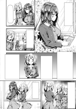 (C100) [Hotel St. Croix (sankurowa)] Kurokami LONG Futanari-chan to Jyunai SEX ga Shitaii! [Textless] page 5