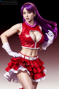 Athena Asamiya - PhantomDraft Image Set (Before 2023/8/28) [AI Generated] page 4