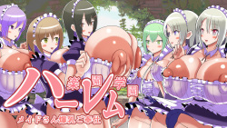 Momoiro Phantasmagoria - Paradise School Harem, Maid's Colossal Breast Service page 1